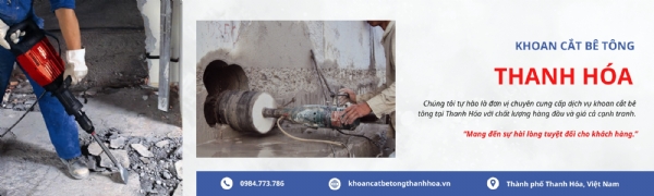 Chuyên cung cấp các dịch vụ khoan cắt bê tông dục pha bê tông khoan cắt bê tông